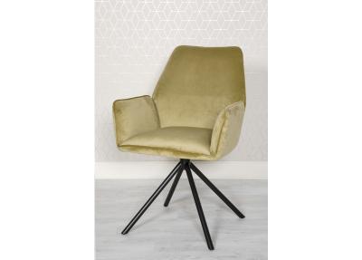 Chair Velvet with Sides  CITRON